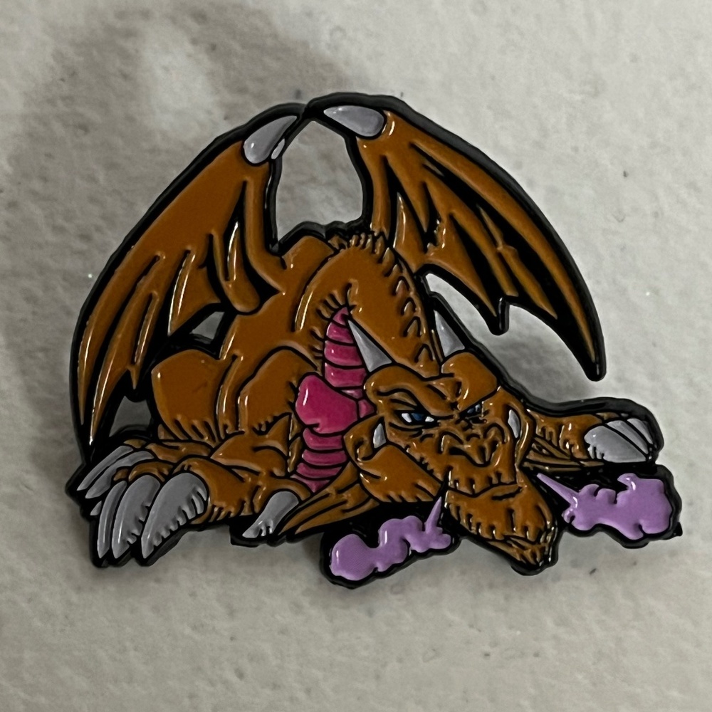 YuGiOh Thousand Dragon Pin Brooch Streetwear Hats Gaming Gamer Hat Pins